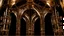 Placeholder: a 3d fractal stage structre made of metallic color 3d structures, pertty artistc background