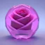 Placeholder: transparent crystal rose