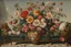 Placeholder: Ambrosius Bosschaert oil painting tufting tapestry exotic flowers bouquet