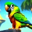 Placeholder: cute 3d cgi disney animation style parrot, 8k resolution, ultra hyperdetailed, Unreal Engine 5, very small details, realistic, normal colours, realistic lighting