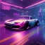 Placeholder: cyberpunk hyper car,cyberpunk 2077,center composition, ultra realistic,shiny, smooth, studio quality, octane render, Surrealism, Triadic colour scheme,glow-stick, ambient lighting,nightclub lighting, polaroid, 100mm, --ar 1:1 --v4