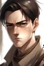 Placeholder: Portrait of Capitan Levi Ackerman from Attack On Titan.