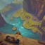 Placeholder: stylized,canyon,dungeons map,post apocalyptic,AI,futuristic,roboquest,top view,4k,details stylized,boss enermy,rogulikes