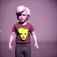 Placeholder: Andy warhol toddler, full body, broken, dramatic lighting, hyper realistic