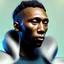 Placeholder: Mos Def, rapper, Medium Close Up Portrait, Front image. feather jacket, photo studio. 80´s aesthetic, realistic photography, Avatar image, highly detailed, smooth, unreal engine 5, ray tracing, RTX, lumen lighting, ultra detail, volumetric lighting, 3d, high definition, high resolution.