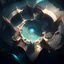 Placeholder: fantasy arena from above
