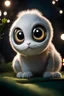 Placeholder: An image of an alien, a small, white, and furry creature with a big head and large eyes. The overall impression is that of a cute and friendly creature, possibly from a distant planet or a fictional world. Cinematic lighting, Volumetric lighting, Epic composition, Photorealism, Bokeh blur, Very high detail, Sony Alpha α7, ISO1900, Character design, Unreal Engine, Octane render, HDR, Subsurface scattering