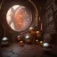 Placeholder: 3D triangle in a hole, steampunk, unreal 5, octane render, cinema4d, dynamic lighting, dramatic lighting, 4k, redshift render, highly detailed, hyper realistic,center camera