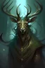 Placeholder: Eldritch deer god, Horrifying dnd artsyle