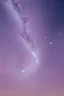 Placeholder: A song poster containing the night sky with stars and one shooting star with lavender flowers written on it the birth of a star Photorealistic