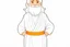 Placeholder: Disney style, white hair, white skin, white beard, coloring book, minimalism, simple lines, white background, STICKER, WHOLE BODY, A CUTE JESUS CHRIST, WAVY HAIR, BEARD, COVERING THE WHOLE BODY WHITE LONG TUNIC, LIGHT DOWN, HAPPY face , A detailed illustration, in the style of Studio Ghibli, 3D vector art, cute and quirky, fantasy art, Adobe Illustrator, hand-drawn, low-