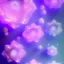 Placeholder: very beautiful crystal flowers , elegant, cascades, atmospheric, realistic, cinematic lighting, pink blue light, 8k, galactic atmosphere, flowers