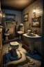 Placeholder: toilet exhibition in Haugsund in the winter, photo-realistic, shot on Hasselblad h6d-400c, zeiss prime lens, bokeh like f/0.8, tilt-shift lens 8k, high detail, smooth render, down-light, unreal engine 5, cinema 4d, HDR