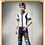 Placeholder: realistic photo 33-year-old boy Russian boyish boylike tomboy short male hairstyle short brown hair shorthair delicate graceful boyish boylike tomboy pixie boy's face beautiful cleavage in women's lace ripped jeans with a lace mesh with a girlish pattern and girlish stripes and a strap with girlish buckle with rhinestones that fit wide hips high heels with a very thin waist with a lady's fashion handbag in the new year girlsparty