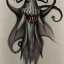 Placeholder: Vampire Bat with tentacles beard and grey skin four arms and claws as a Russian Orthodox