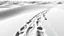 Placeholder: following a trail of multiple tire tracks in the desert, black on white vector