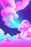 Placeholder: vaporwave swirling cloud vortex