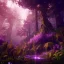 Placeholder: dynamic lighting, Intricately detailed, Splash screen art, deep color, Unreal Engine, volumetric lighting, purple forest,