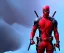 Placeholder: mdjrny-v4 style, Deadpool as a toddler covered in ice, dramatic lighting, epic photo, volumetric lighting, detailed, photo realistic, cinematic