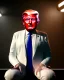 Placeholder: Donald Trump sitting in toilet scene, without pants, realistic image, casual, concept art, smooth, unreal engine 5, god lights, ray tracing, RTX, lumen lighting, ultra detail, volumetric lighting, 3d.