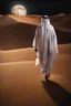 Placeholder: Photography Mistery of Ghost Arabian,Walking alonely on desert dark night