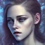 Placeholder: Kristen Stewart, karlan, icy blue, anime, mutated human,tears, crying, sad, fae, majestic, ominous, ice, plants, wildflower, facepaint, intricate, oil on canvas, masterpiece, expert, insanely detailed, 4k resolution, retroanime style, cute big circular reflective eyes, cinematic smooth, intricate detail , soft smooth lighting, soft pastel colors, painted Rena