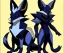 Placeholder: Dark type and fighting type legendary pokemon. Anubis-like fox. black and dark blue colored fur. Egypyopn elements. Bipedal.