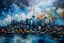 Placeholder: abstract painting of the City of toronto