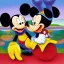 Placeholder: Mickey Mouse and Donald Duck by Jim Woodring