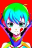 Placeholder: rei evangelion kawaii colorful