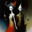 Placeholder: magic woman, Alvazovsky , Leonor Fini , Yves Tanguy