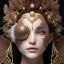 Placeholder: woolitize, medusa, rusty metal, feathers, Dryad, fae, sidhe, ominous, nature, plants, wildflower, facepaint, dnd character portrait, intricate, oil on canvas, masterpiece, expert, insanely detailed, 4k resolution, retroanime style, cute big circular reflective eyes, Pixar render, unreal engine cinematic smooth, intricate detail , soft smooth lighting, soft pastel colors