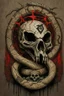 Placeholder: The symbol for Eroa, the god of Rot and Decay, is a snake, circling a rotting skull