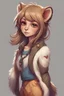 Placeholder: Weasel furry human girl