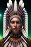 Placeholder: portrait full human body, Americans Indian, meditation, universe, realistic, 8k, high quality, extreme detail, symmetrical, four dimension