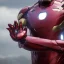 Placeholder: iron man using gauntlet