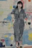 Placeholder: Full body portrait, painting, medium shot lady ShibuyaPunk