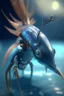 Placeholder: Cockatrice ant dolphin fused,8k,unreal engine, very detailed, cinema 4D, perfect angle