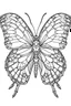 Placeholder: outline art for Butterflies coloring pages with sitch, white background, Sketch style, full body, only use outline, dementia patients style, clean line art, white background, no shadows and clear and well outlined.