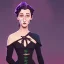 Placeholder: Portrait of a 30 year old witch like Meril Streep and Mary Poppins