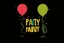 Placeholder: party all night simple 3 colour