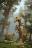 Placeholder: lego tree forest animals children