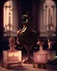 Placeholder: generate me an aesthetic photo of perfumes for Perfume Bottles with Antique Candelabras