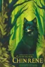 Placeholder: book cover, In the heart of a dense and enigmatic forest with towering ancient trees cloaked in emerald, yellow and amber foliage stands a witch possessing an ethereal allure her lustrous hair cascading in ebony waves down to her slender waist In the background one can just make out a majestic canine of Belgian shepherd lineage its eyes illuminated by an otherworldly crimson