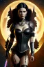 Placeholder: milf, warrior, black long hair, leather corset, night, 8k resolution, high-quality, fine-detail, intricate, fantasy art, detailed matte, volumetric lighting, illustration, 3D octane render, brian froud, howard lyon, selina french, anna dittmann, annie stokes, lisa parker, greg rutowski