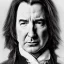 Placeholder: high-quality, fine-detail close-up pen and pencil sketch of alan Rickman as Severus Snape, portrait, young, 8k resolution, intricate, digital art, detailed matte painting, photorealistic, volumetric lighting, Rafael Augusto, Juan Francisco Casas, Anne Dittman, Anne Stokes, greg rutowski