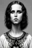 Placeholder: Danish Singer MØ face, Style John Kenn Mortensen,