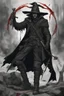 Placeholder: dark fantasy witch hunter man