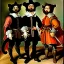 Placeholder: retrato cuerpo entero al oleo en canvas de tres gatos vestidos como los tres mosqueteros con estilo de Rubens y Diego Velázquez y Rembrandt y Leonardo da Vinvi 8k