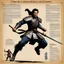 Placeholder: character concept sheet with AD&D statistics and characteristics, [high res photo by Ray Harryhausen for Sakra module B3] Donnie Yen as Kiu Fung with jumping with his short staff
